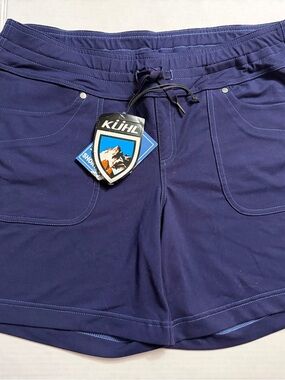 Kihl Mova Comfy 6” Stretch Shorts - Blue Depths Heather NWT